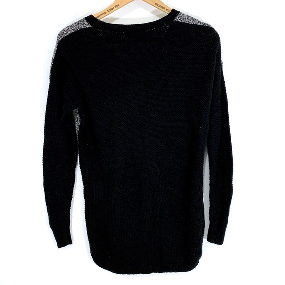 Madewell Gray & Black Scoop-neck Sweater - Picture 4 of 4